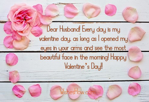 Valentine's Day Wishes for Husband