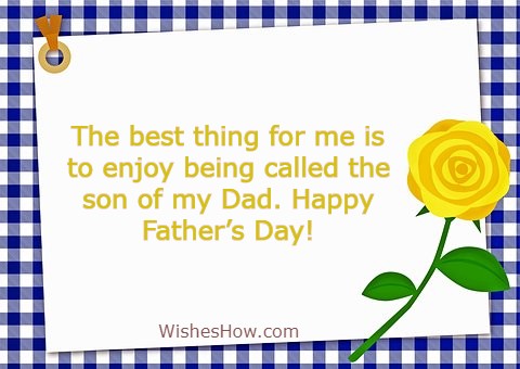 message for father