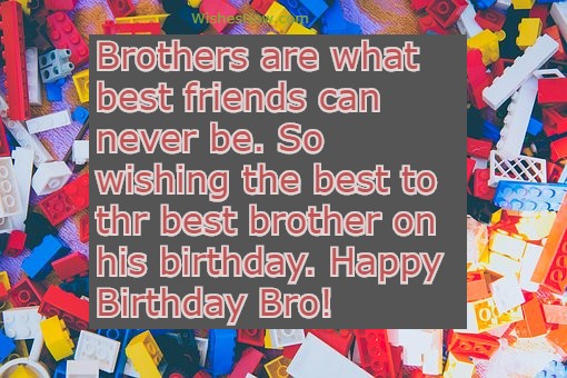 Happy Birthday Wishes for Brother